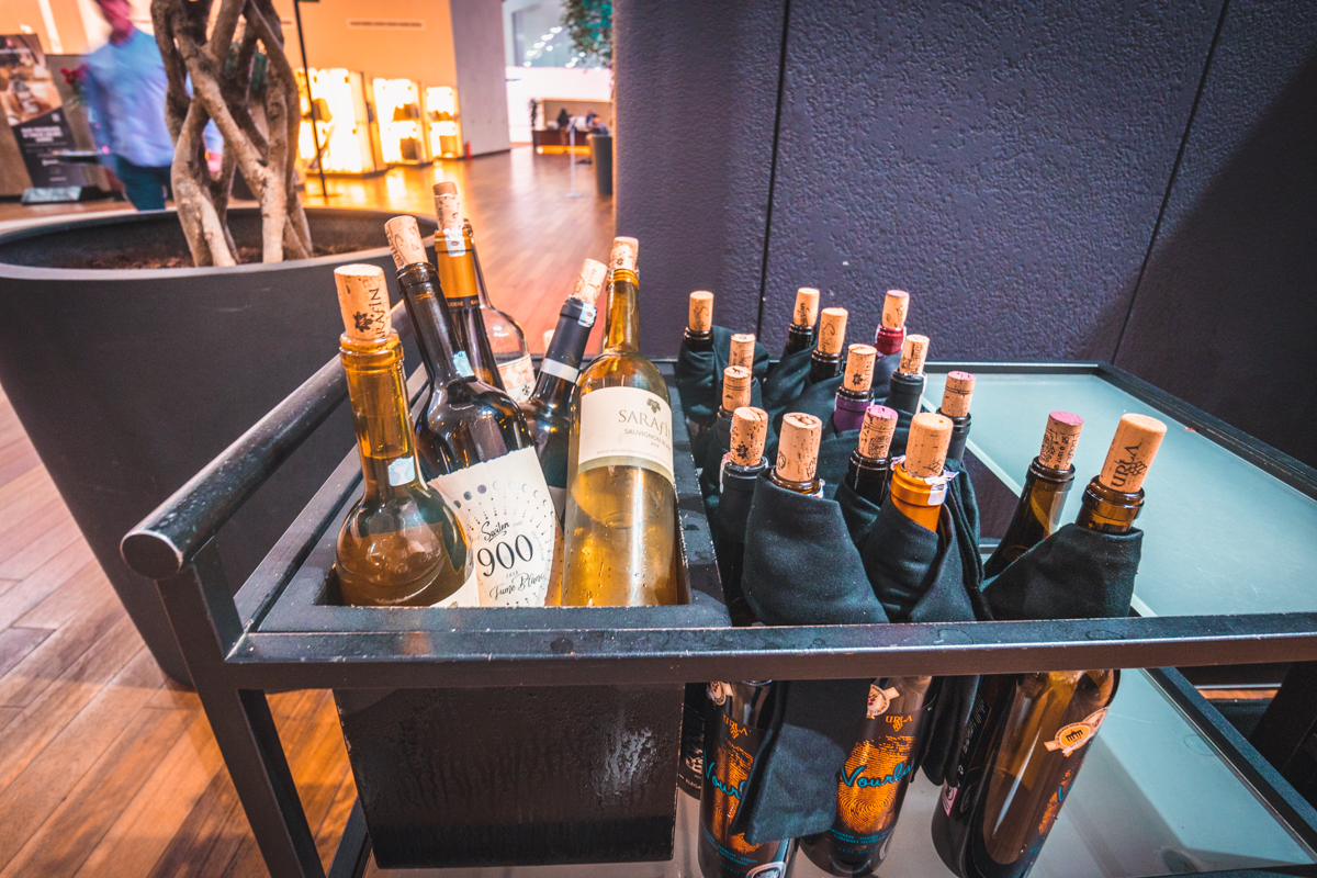 Turkish Airlines Business Lounge Wine Trolley