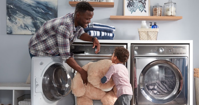 Washer and dryer