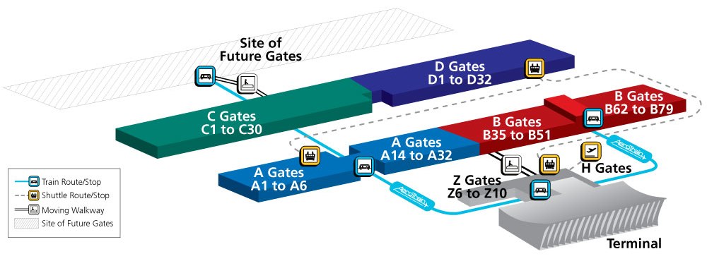 Washington Dulles International Airport AeroTrain