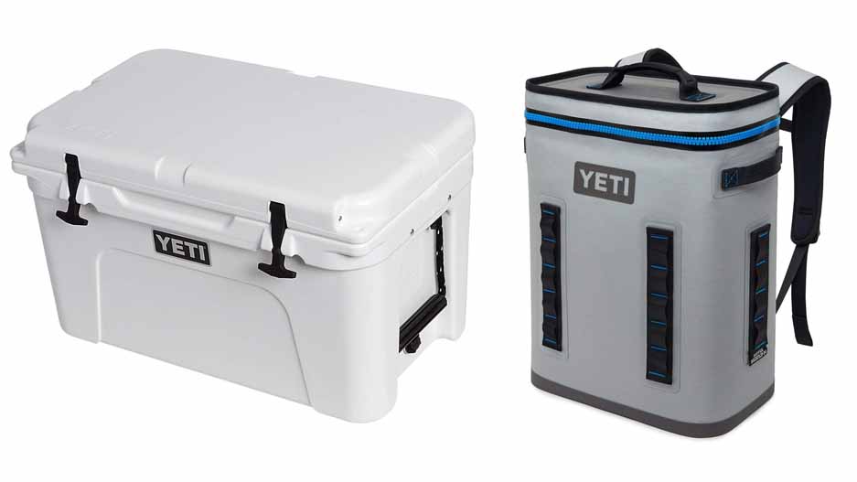 YETI Hardside and Softside Coolers