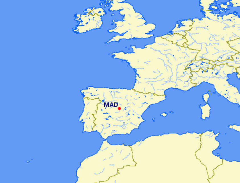 Iberia hubs and focus cities