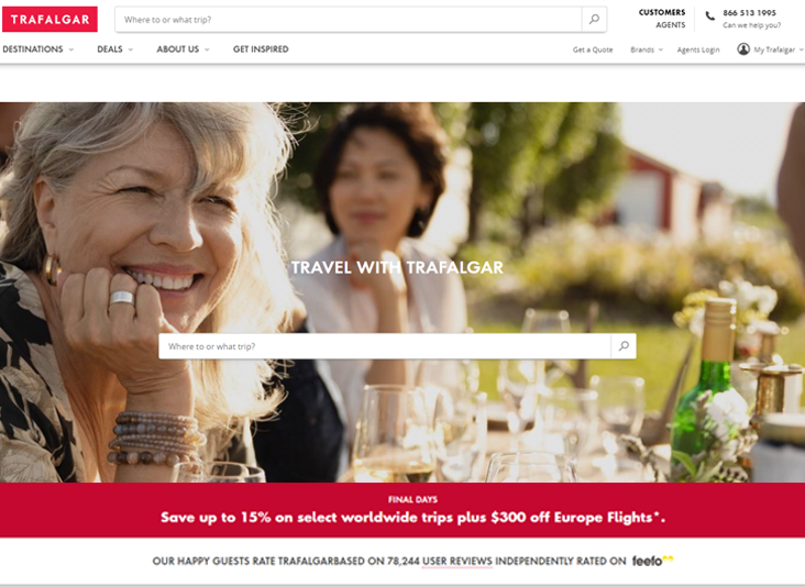 Trafalgar Home Page