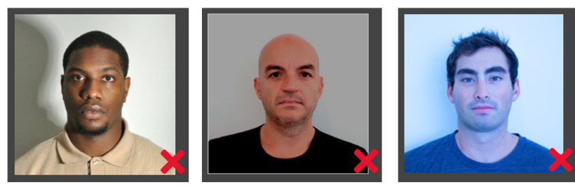 Unacceptable Passport Photos