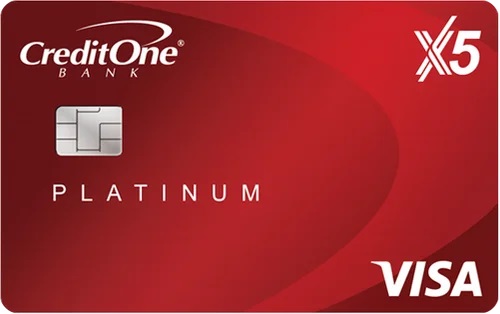 Credit One Platinum 5x Card Image
