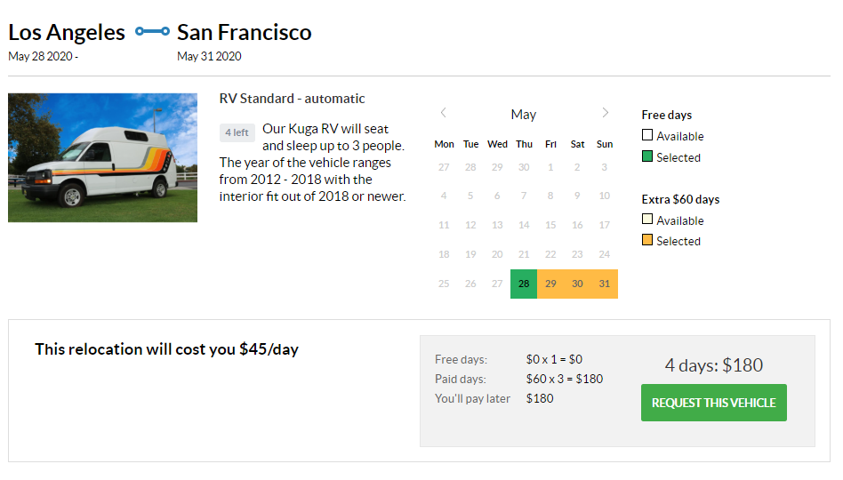 Transfercar Booking Page
