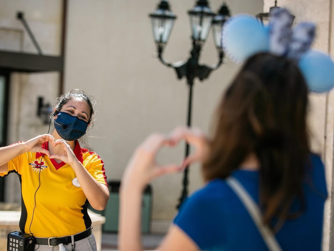 Disney Springs Masked Cast Member