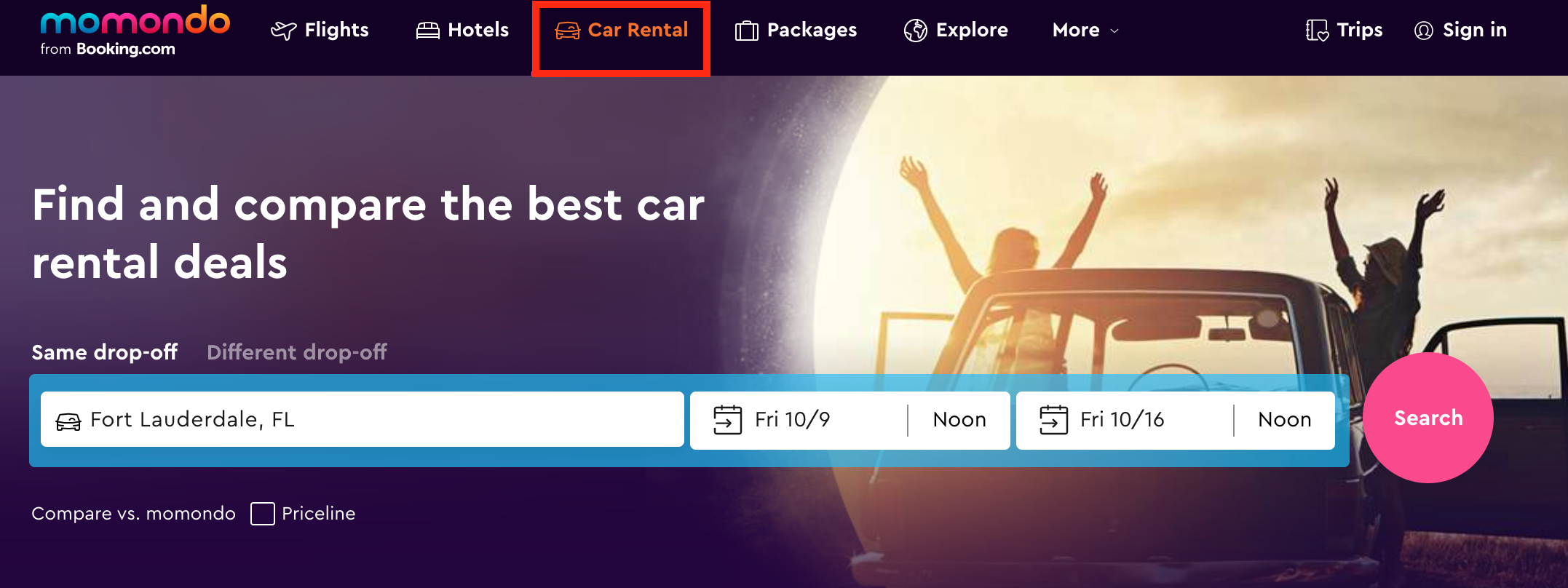 Momondo Car Rental