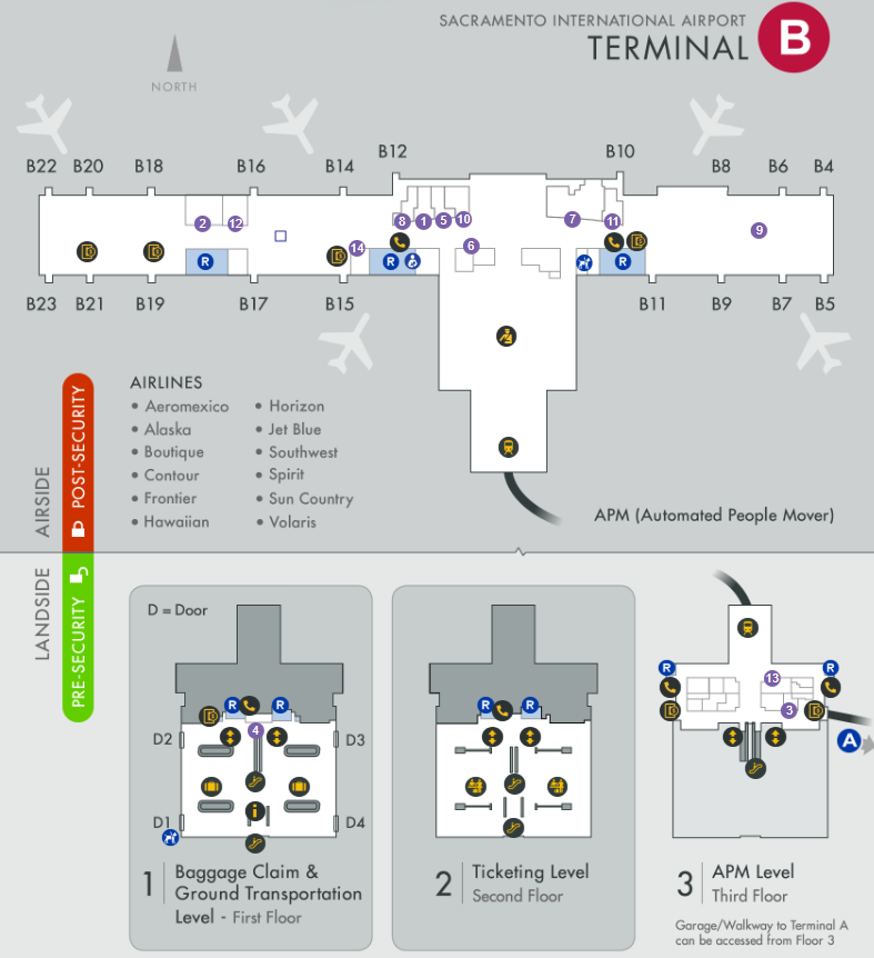 Sacramento International Airport Terminal B
