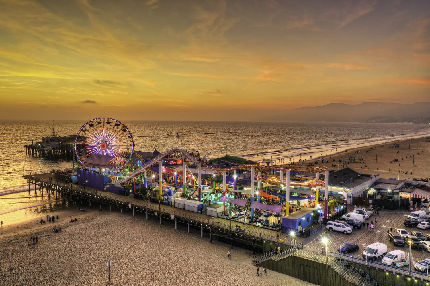 Santa Monica Pier and Beach