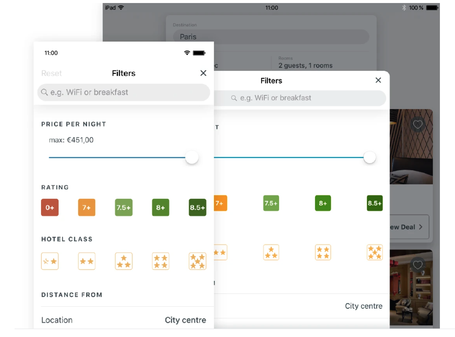 Trivago mobile app