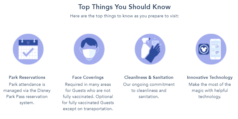 Walt Disney World Orlando Face Mask Policy