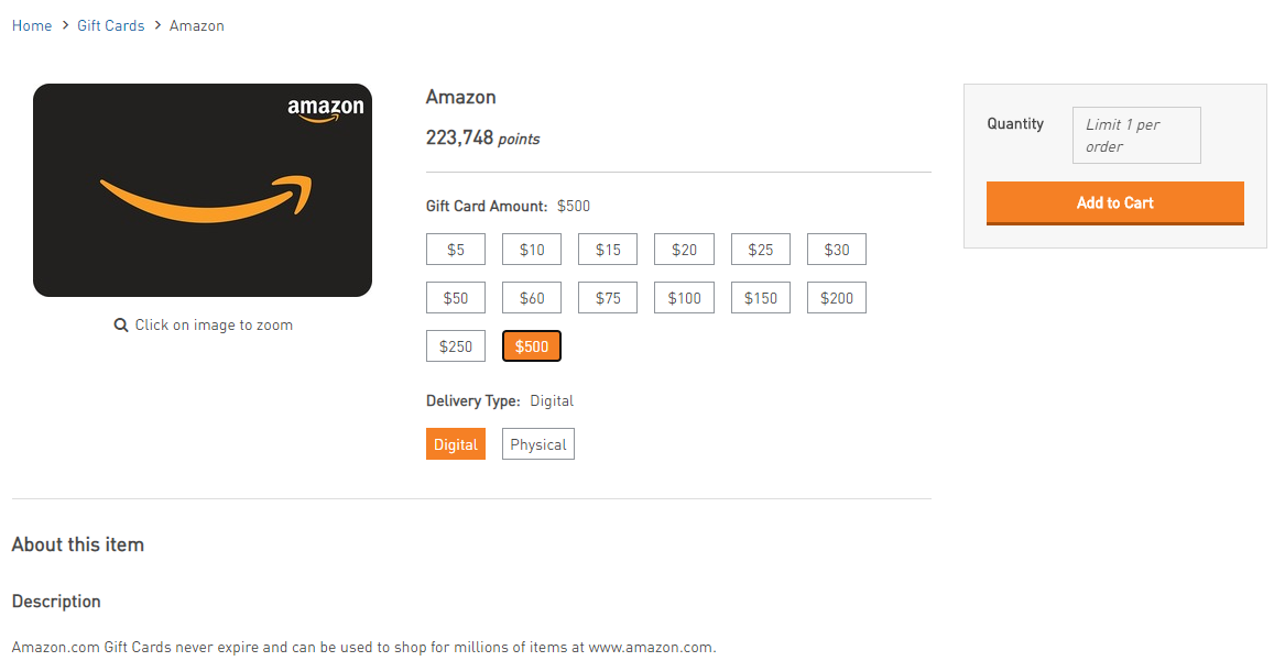 Amazon Gift Card