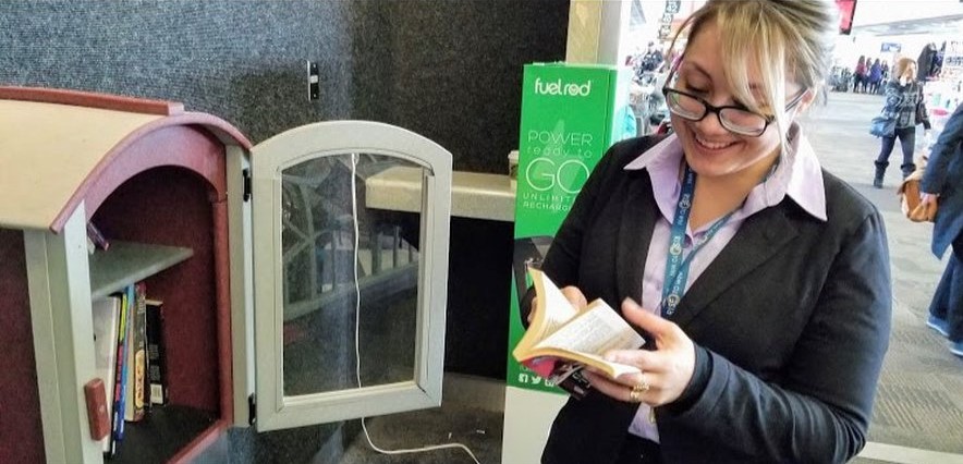 HOU airport Little Free Library