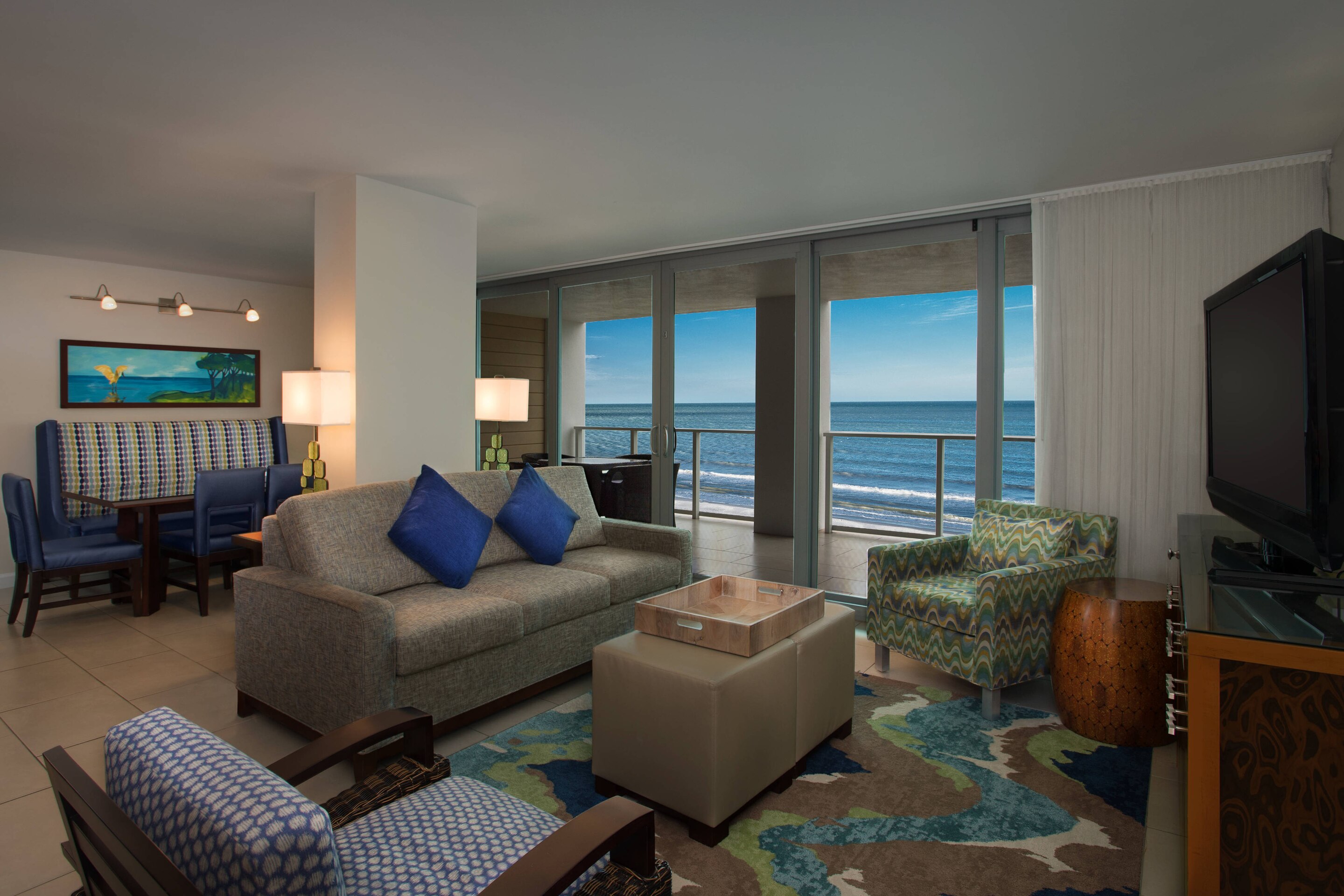 Marriott’s Crystal Shores Villa Living Area