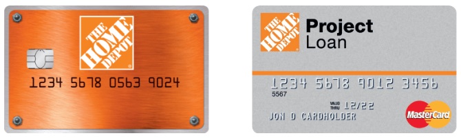 The Home Depot personal credit cards