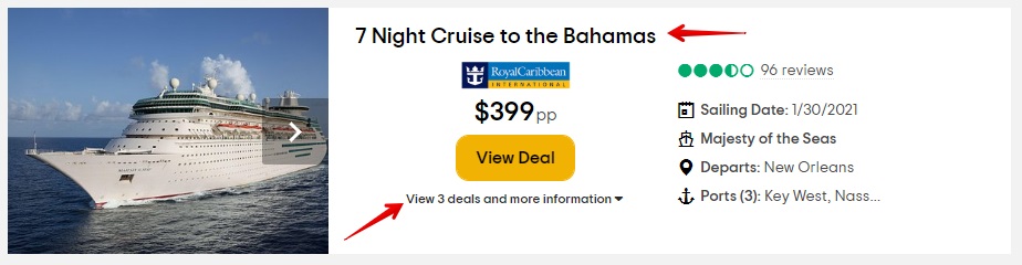 Tripadvisor cruise detail
