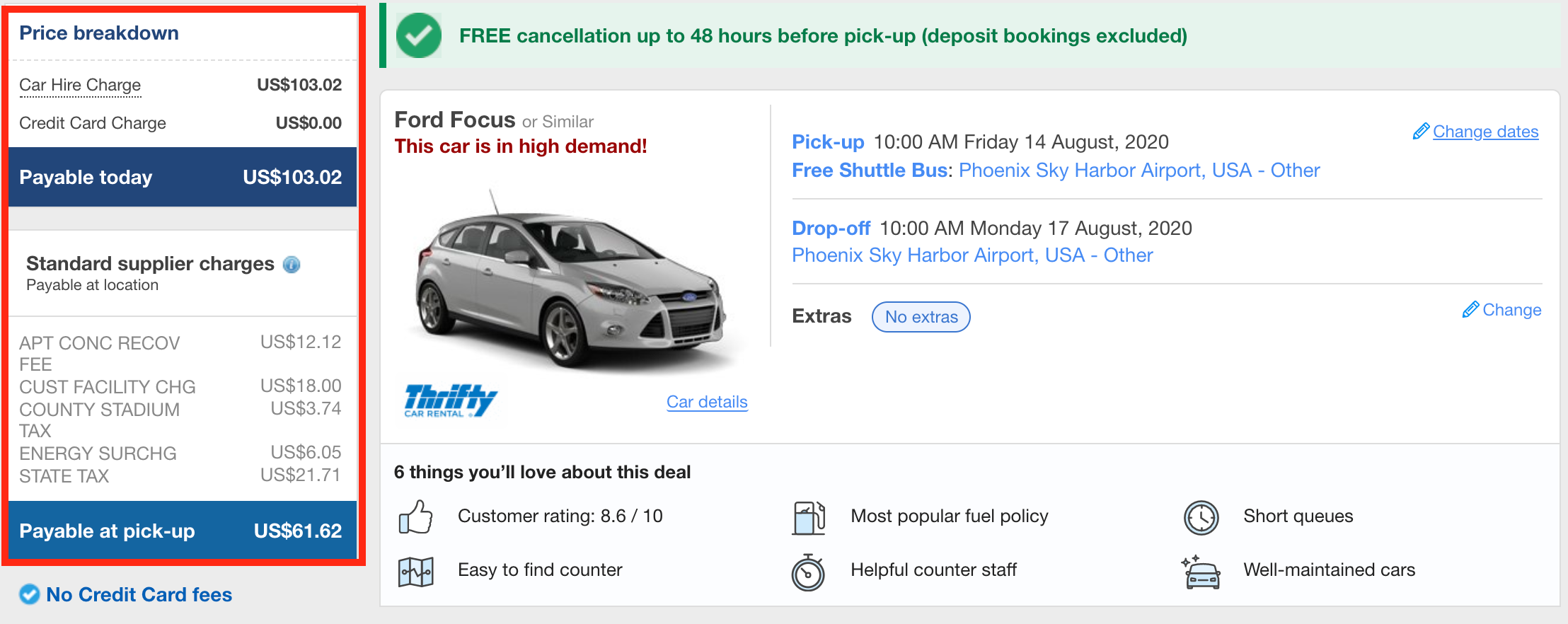 Agoda Car Rental Payment