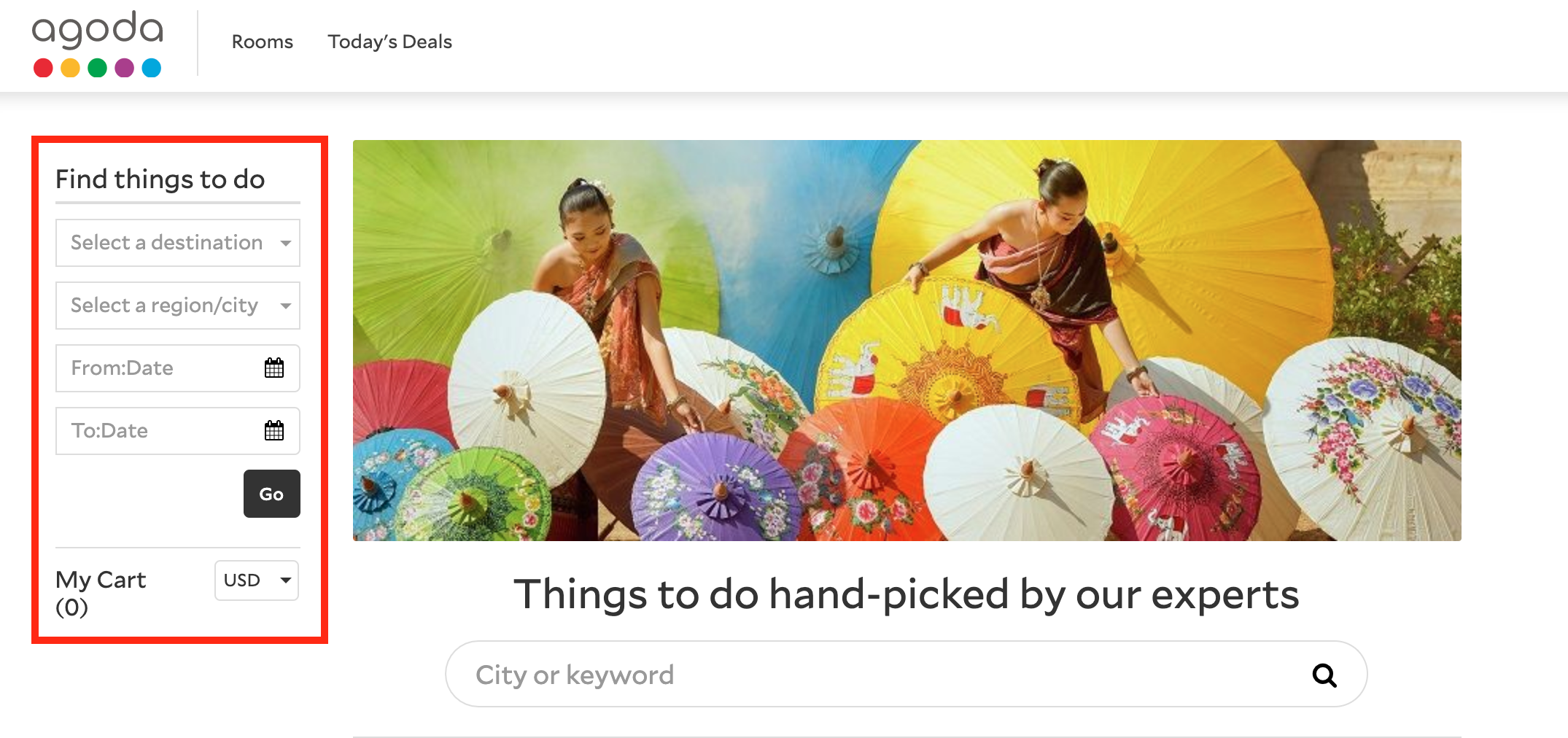 Agoda Things to do via Viator