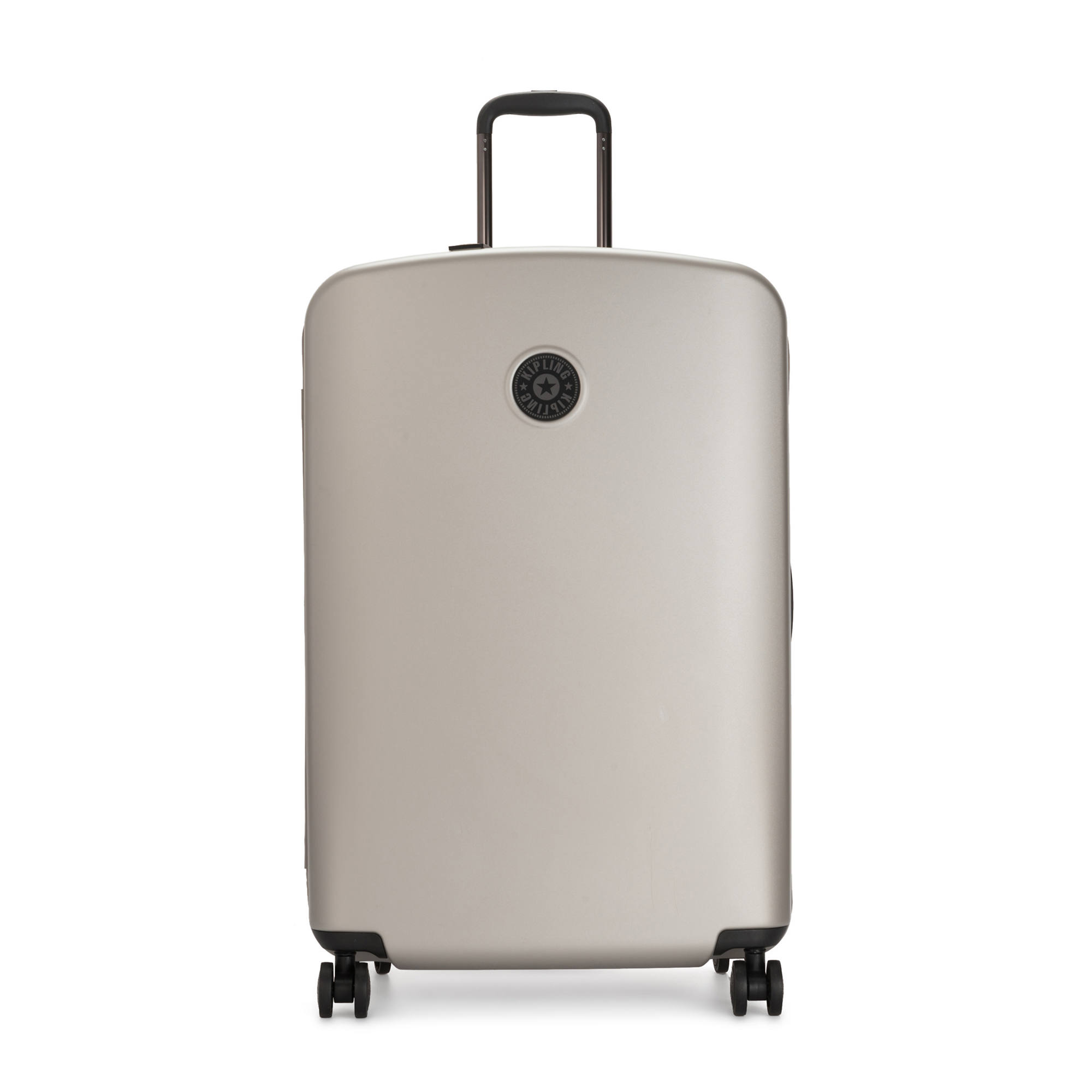 Curiosity Large Metallic 4 Wheeled Rolling Luggage