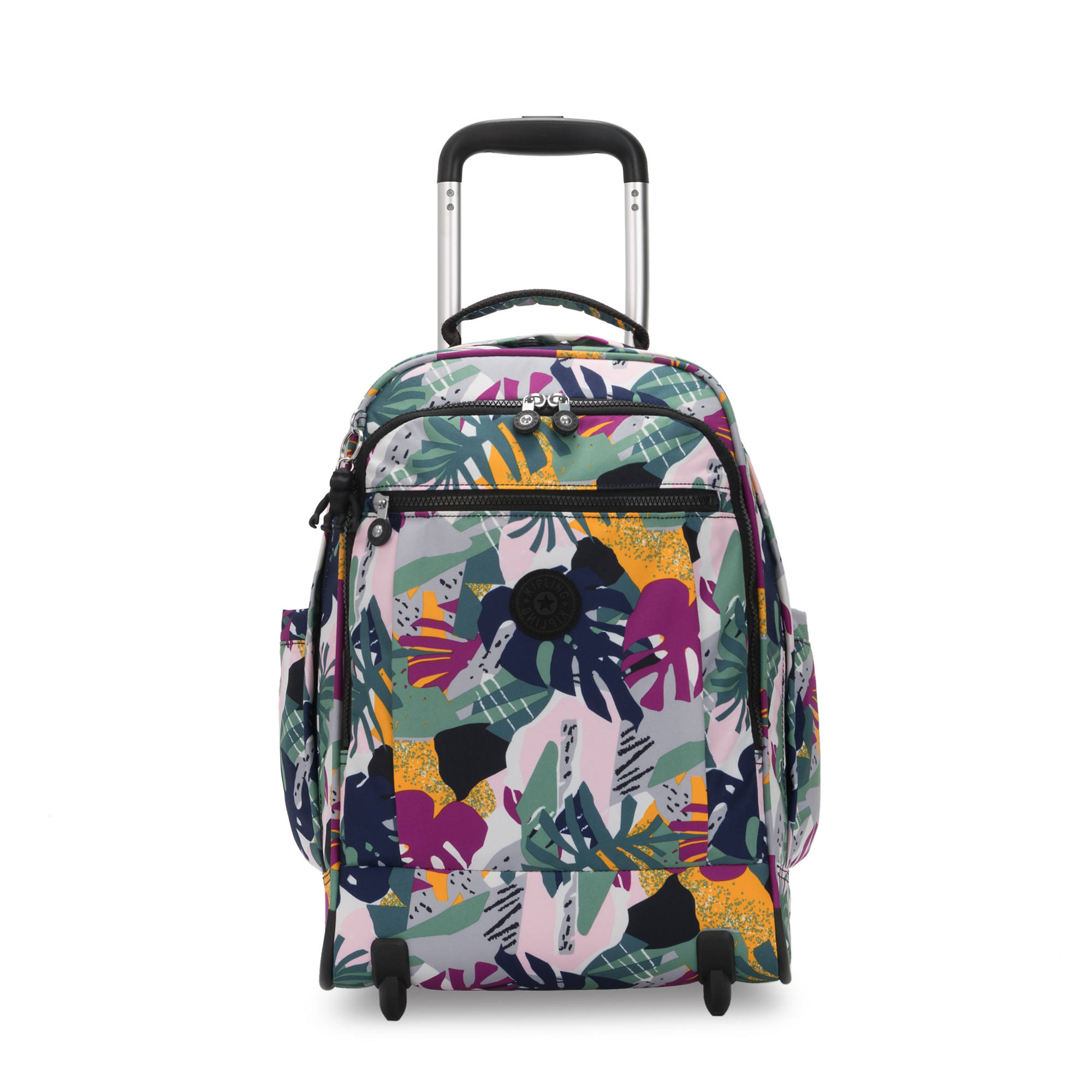 Gaze Large Printed 15 Laptop Rolling Backpack