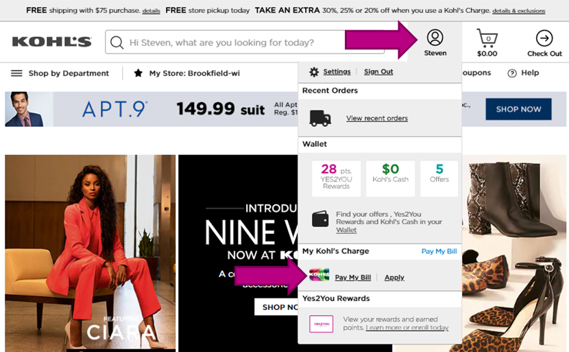Kohls Charge Account