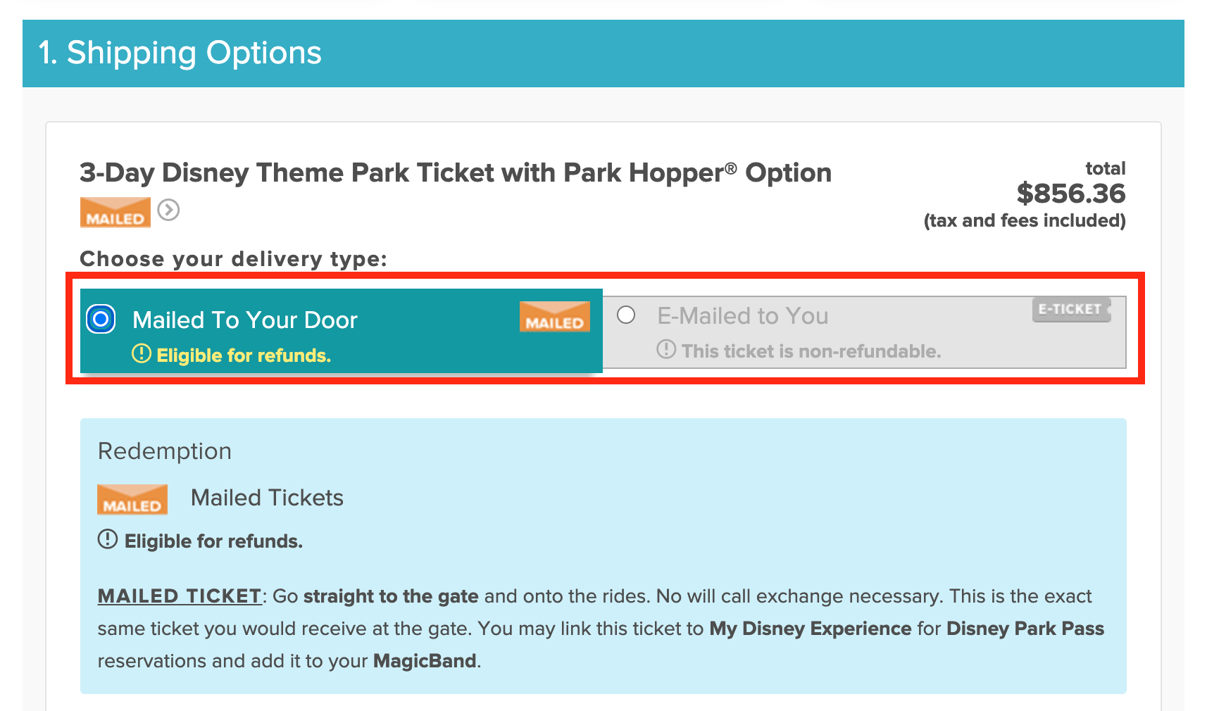 Paper vs emailed tickets from Undercover Tourist
