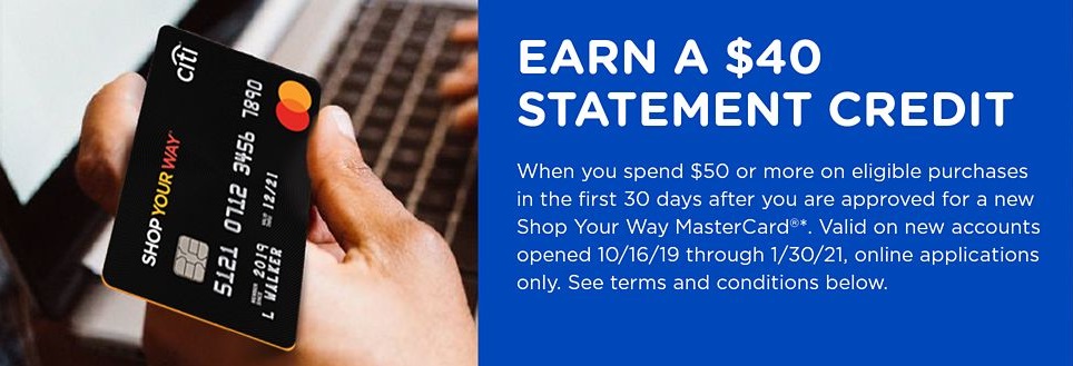 Shop Your Way credit