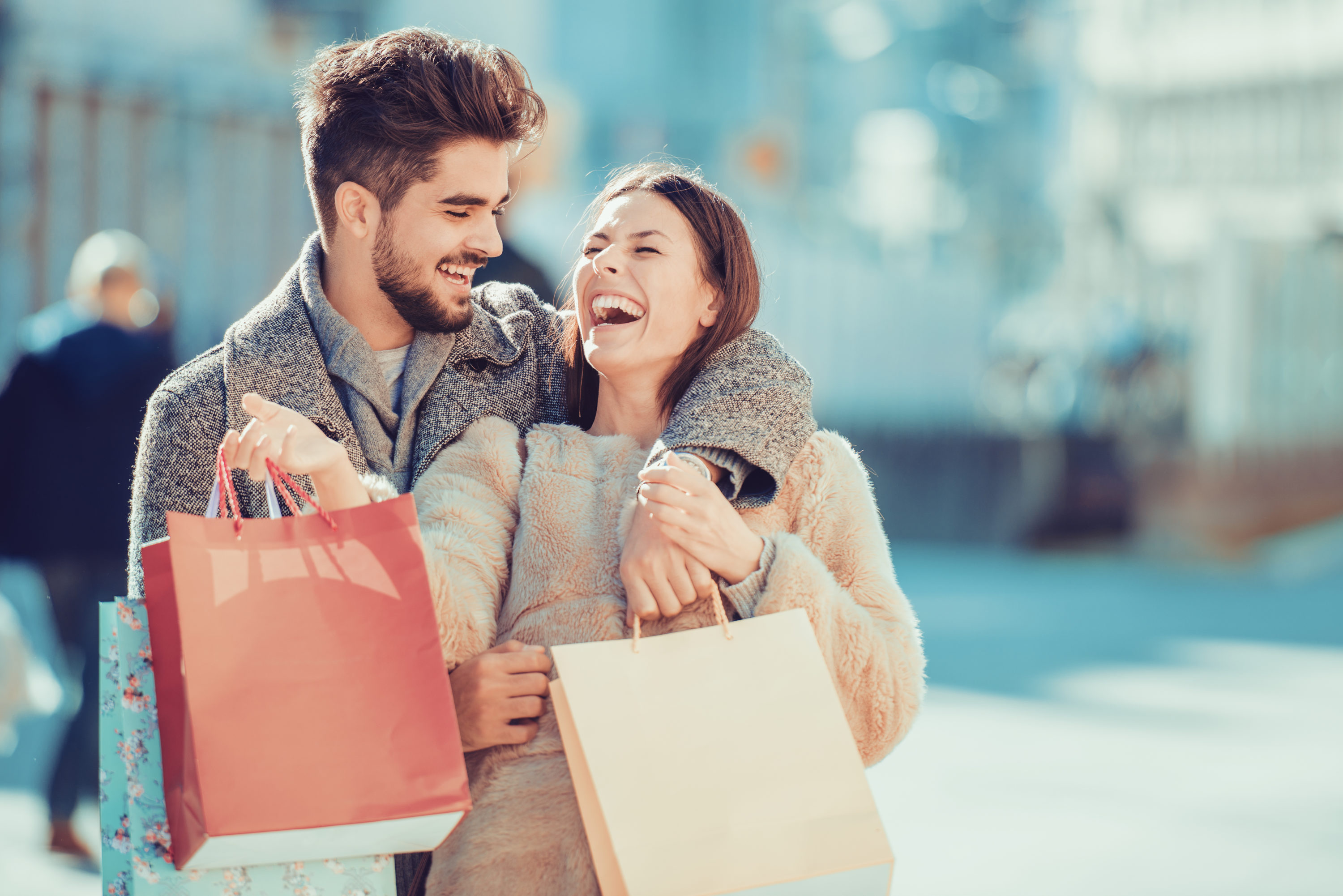 Shopping couple