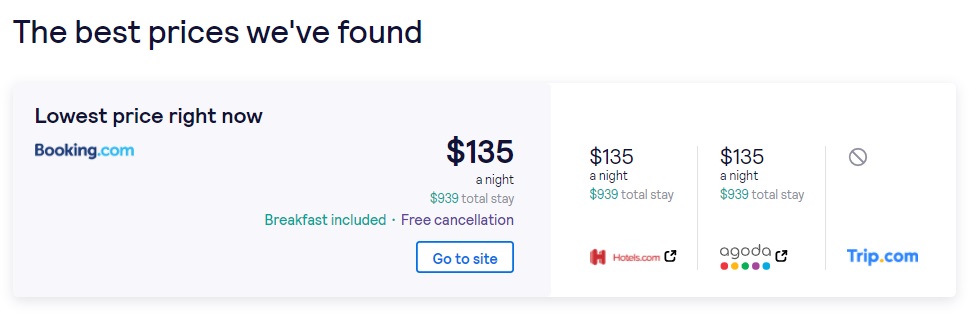 Skyscanner hotels best prices
