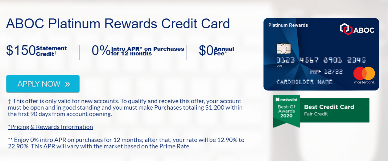 ABOC Platinum Card Application