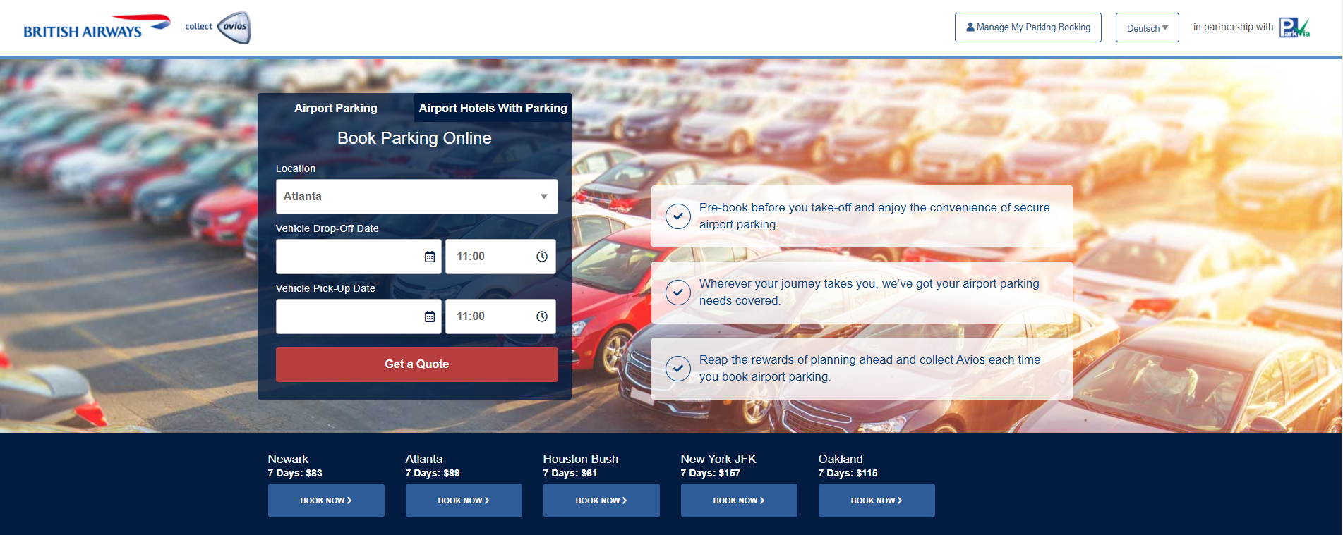 British Airways ParkVia