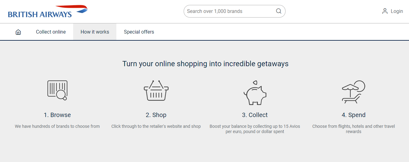British Airways eStore