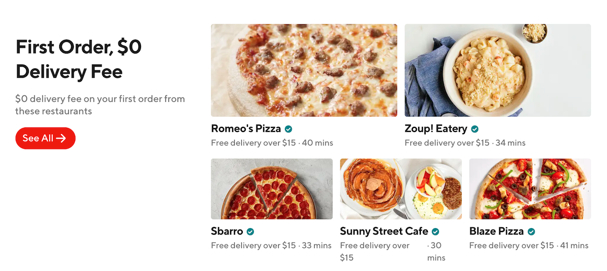 Free delivery on first order on DoorDash Free delivery on first order on DoorDash