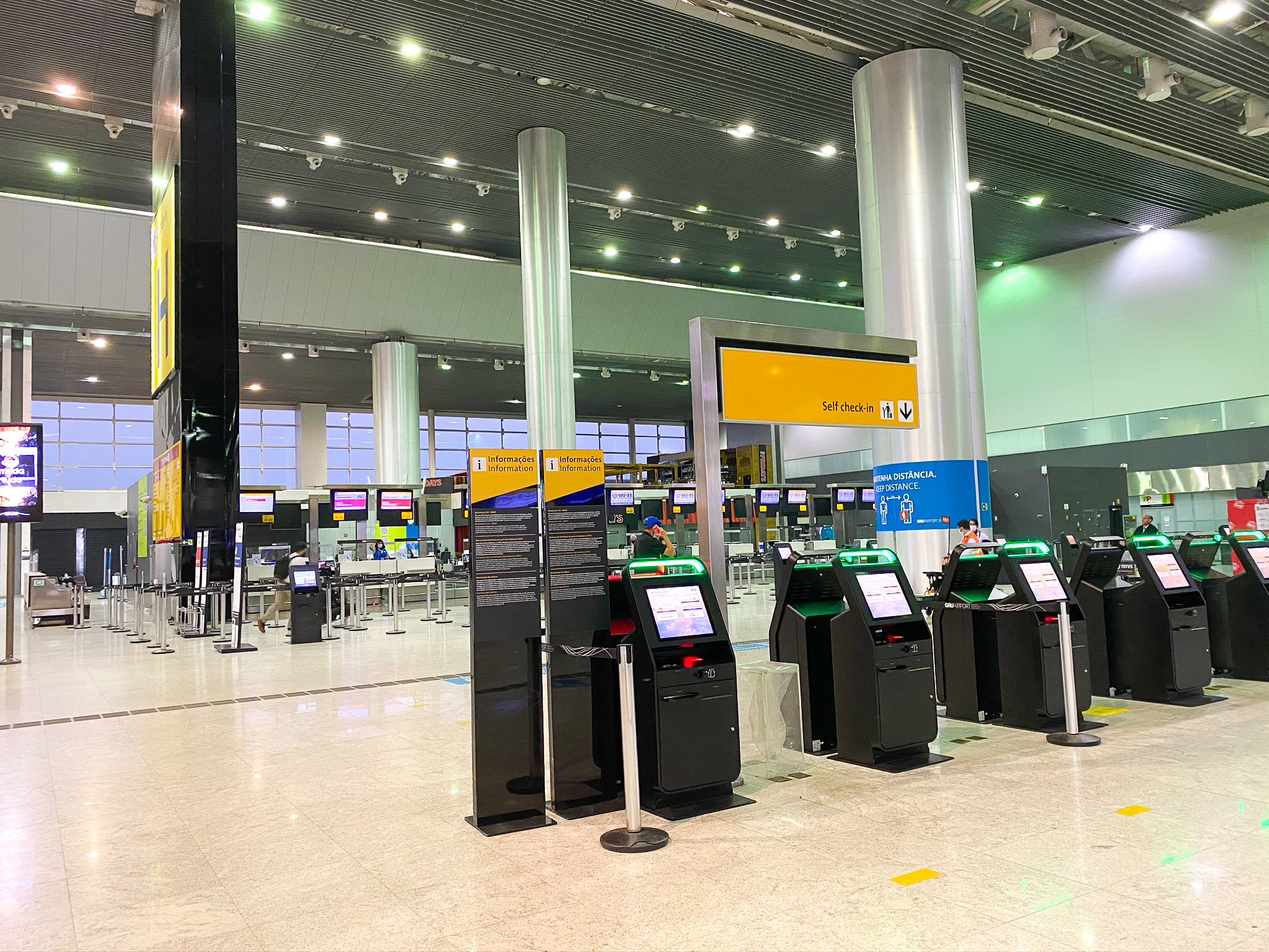 Self check in at gru guarulhos international airport