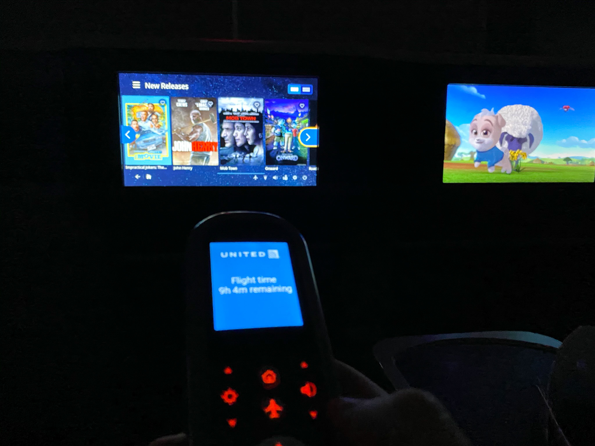 United Boeing 787 Dreamliner Polaris Business Class Inflight Entertainment