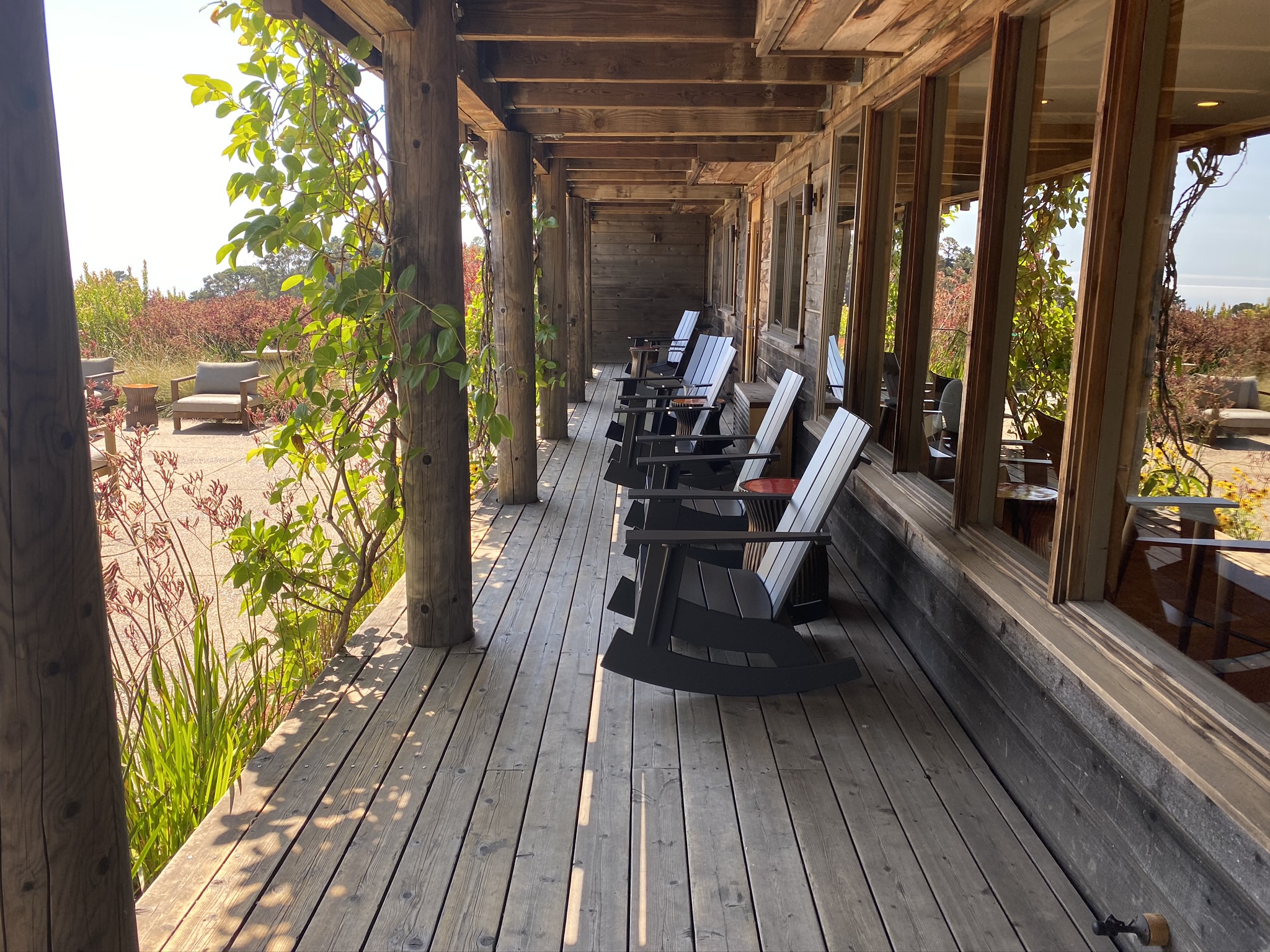 Ventana Big Sur an Alila Resort Social House outdoor deck
