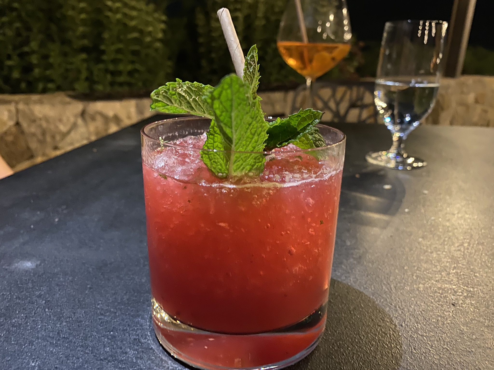 Ventana Big Sur an Alila Resort Sur House raspberry mojito