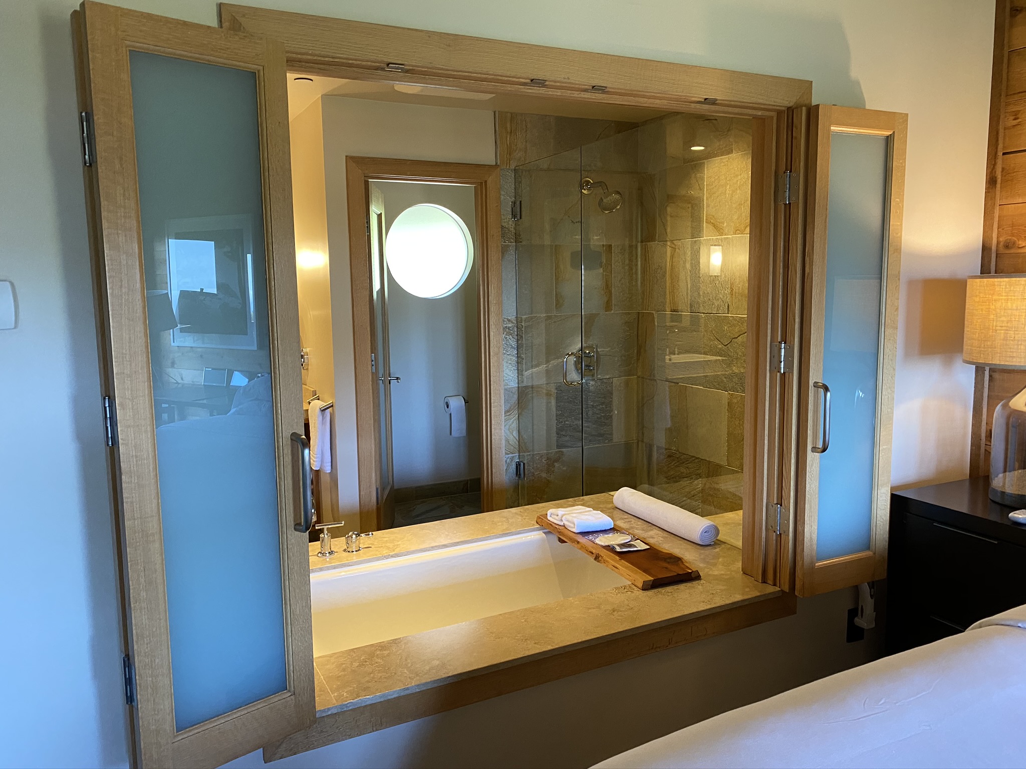 Ventana Big Sur an Alila Resort Ventana fireplace guestroom bathroom