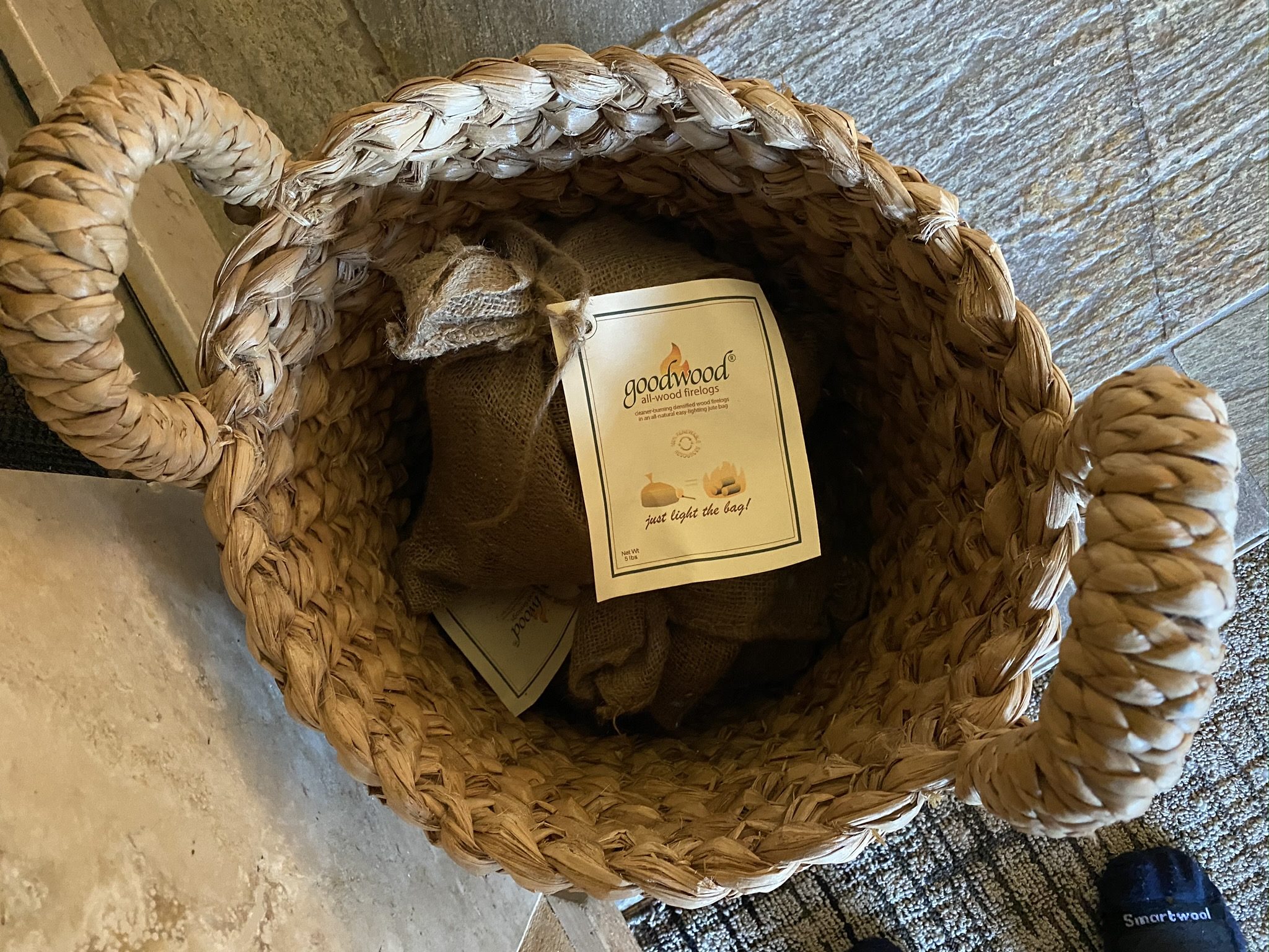 Ventana Big Sur an Alila Resort Ventana fireplace guestroom log basket