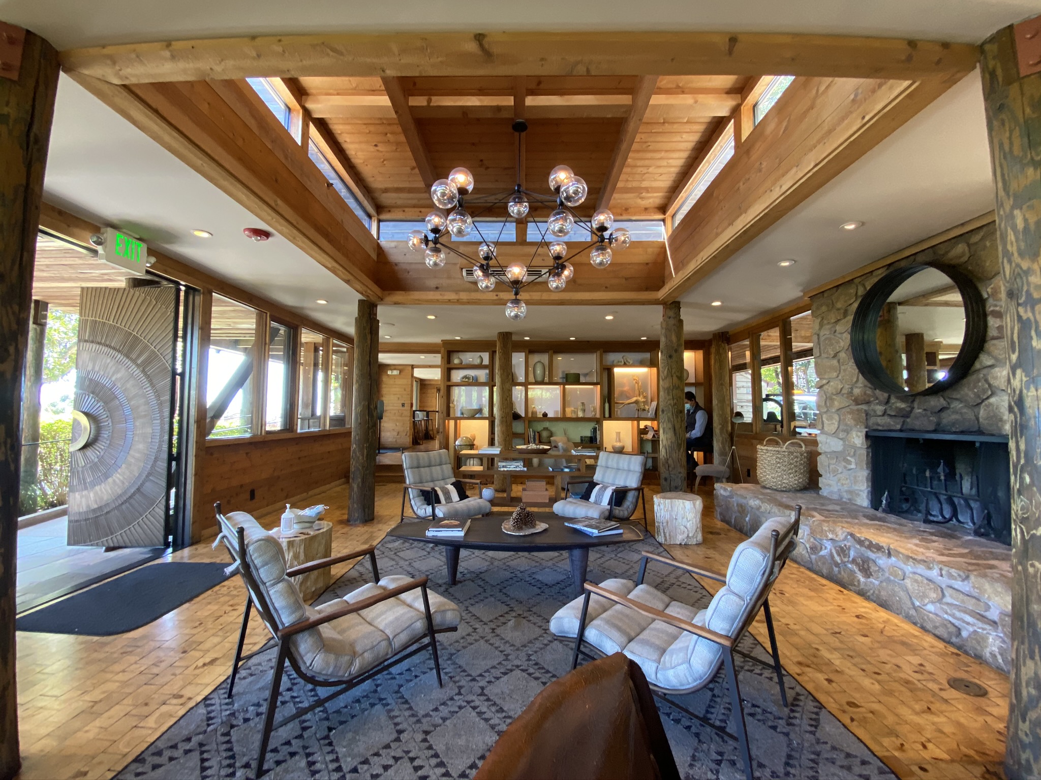Ventana Big Sur an Alila Resort reception interior Ventana Big Sur an Alila Resort reception interior