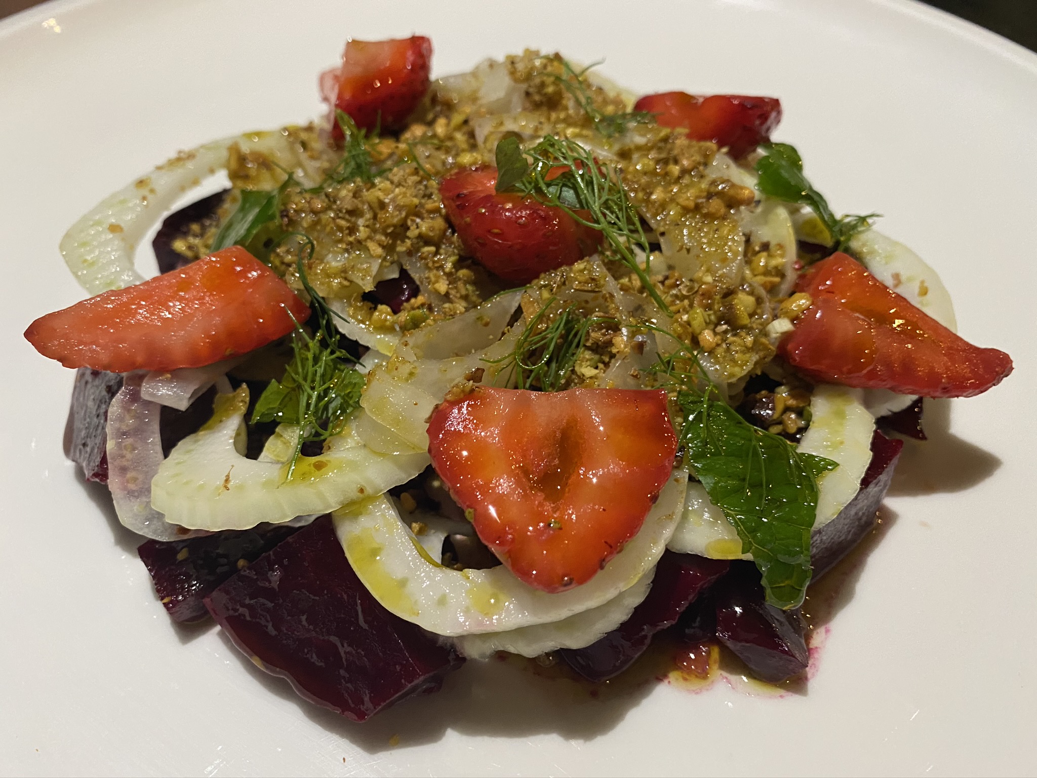 Ventana Big Sur an Alila Resort roasted beets
