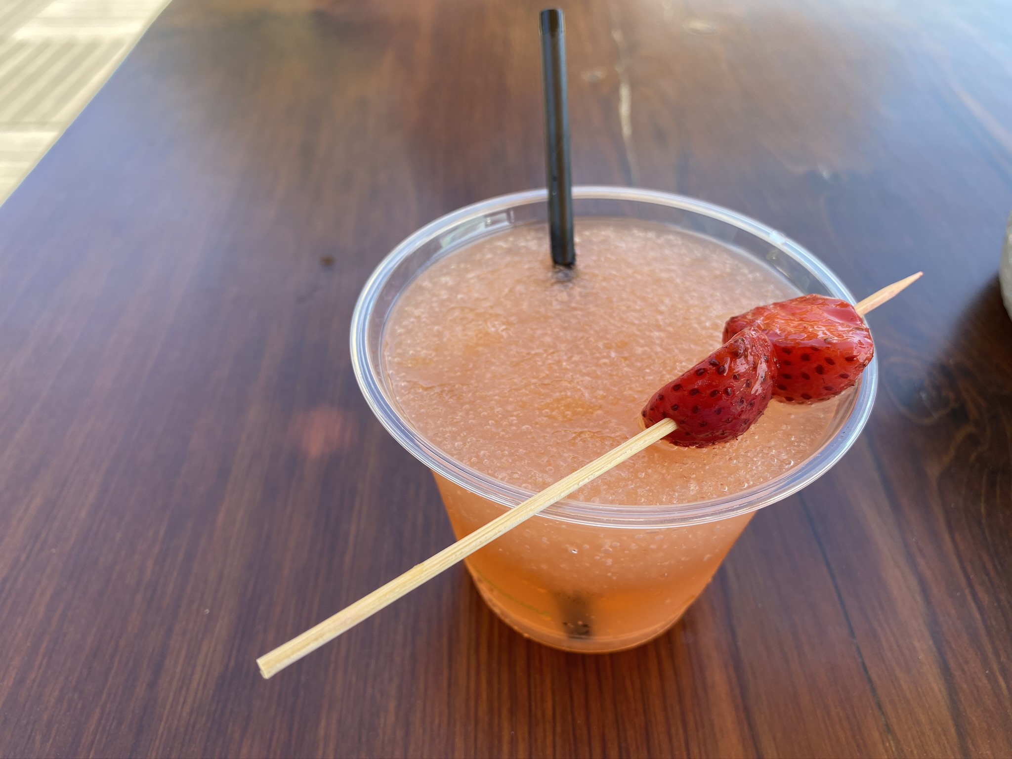 Ventana Big Sur an Alila Resort strawberry frosé