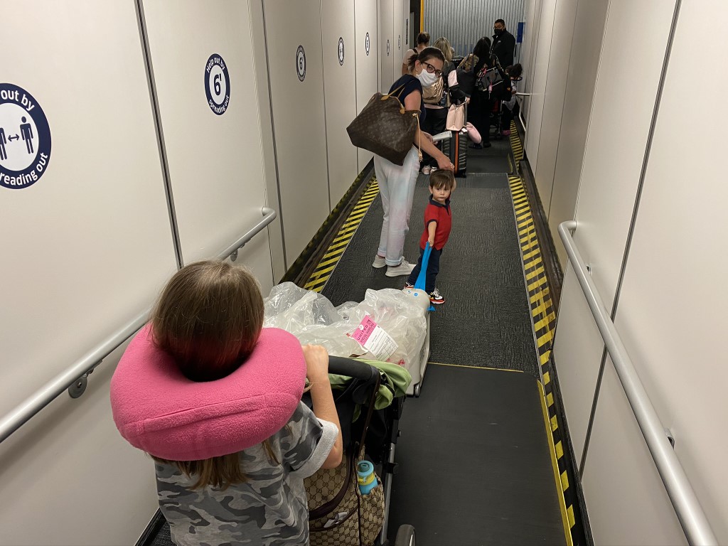 Boarding jetway at Newark Ewr