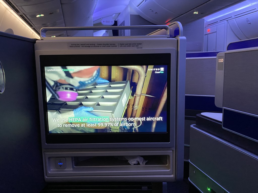 United Airlines coronavirus safety video