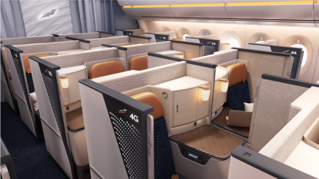 Aeroflot new A350 business class