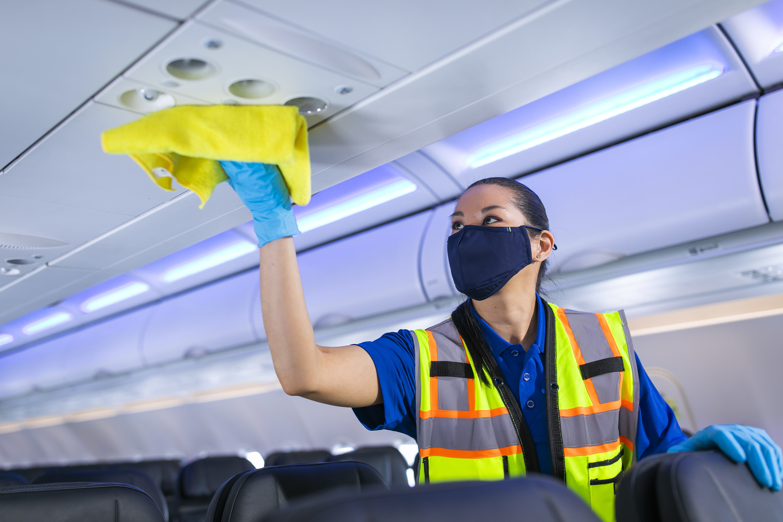 Alaska Air Cabin Cleaning