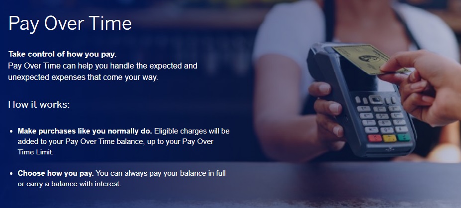 Amex Pay Over Time