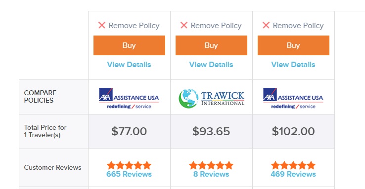 Amex Travel Compare