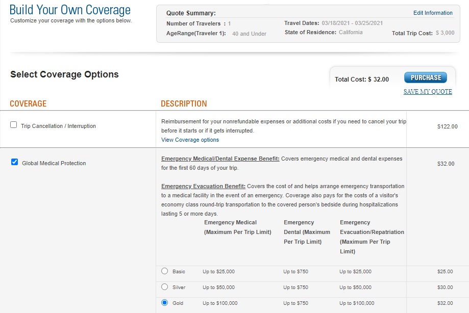 Amex Travel Insurance Medical