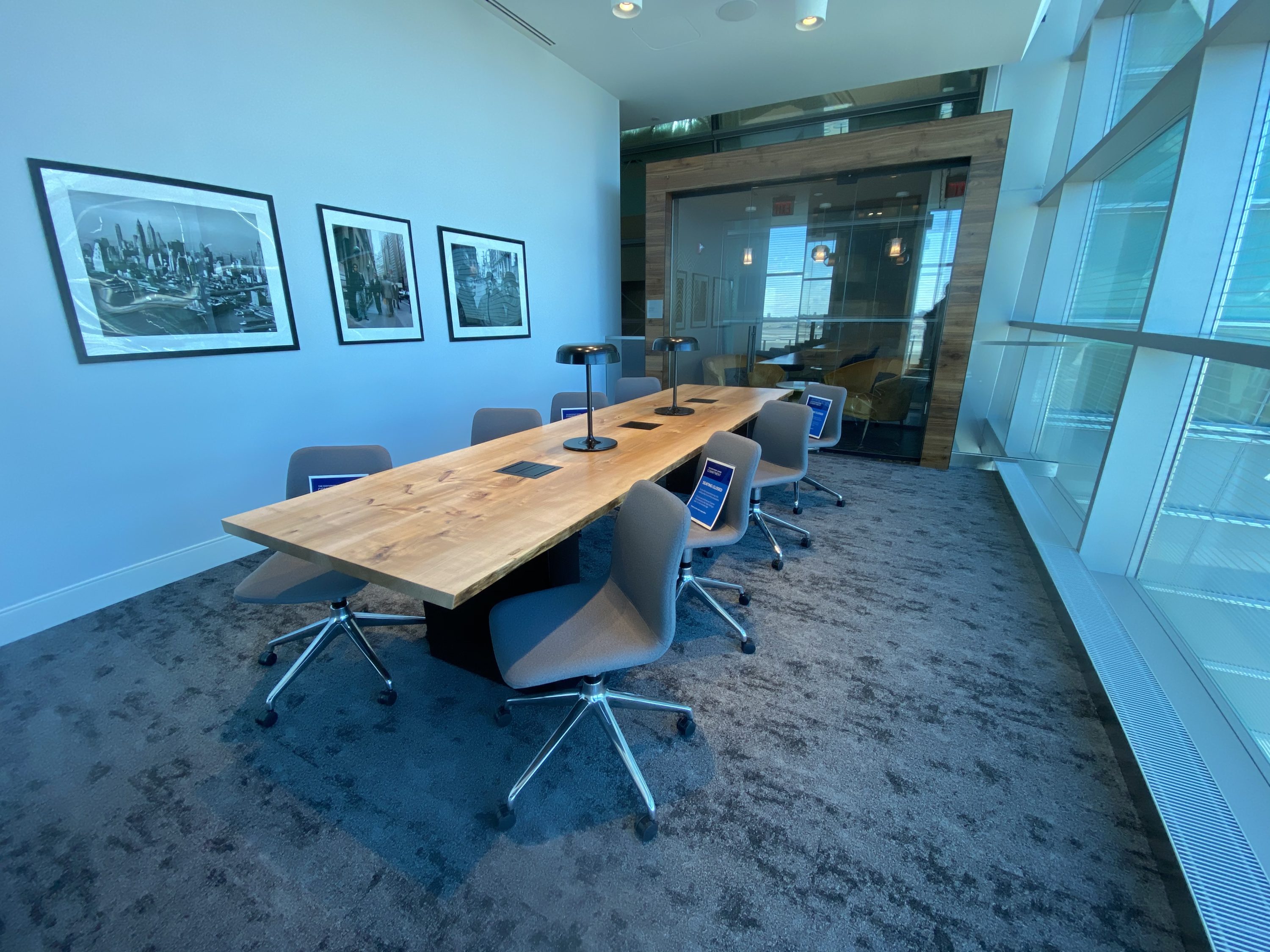 Business Centurion Lounge JFK Conference Table